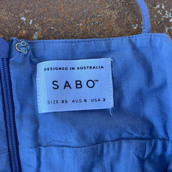 NWOT sabo lilac preppy pleated mini dress sz xs - Picture 7 of 7